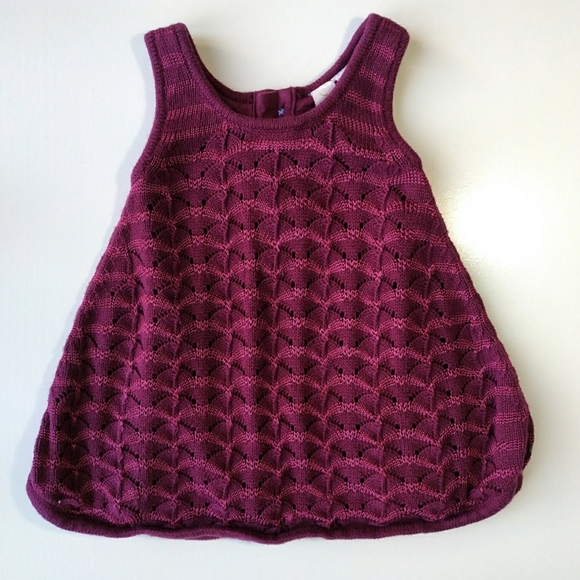 Matilda Jane Lined Sweater knit Dress 18 mo Paint by Numbers Aurora Burgundy - Picture 4 of 11